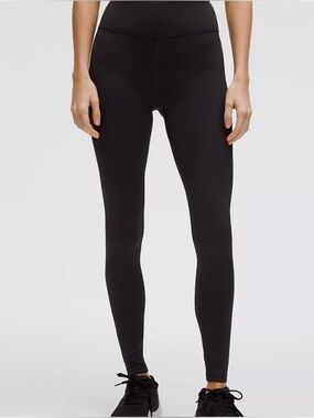 NWT Lululemon Thermal High-Rise Running Tight 28”, Black